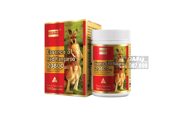 Tăng cường sinh lực đàn ông - Essence of Red Kangaroo 20800 ( 100 viên) - Úc