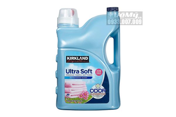 Nước Xả Vải Kirkland Signature Ultra Soft Premium Fabric Softener 5.53L Mỹ