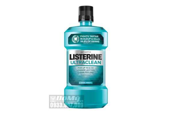 Nước súc miệng Listerine UltraClean Cool Mint 1.5L