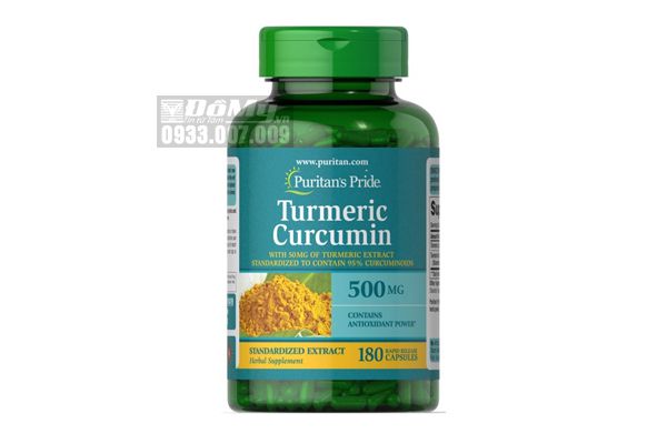 Tinh dầu nghệ Turmeric Curcumin 500 mg Puritan’s Pride 180 viên của Mỹ