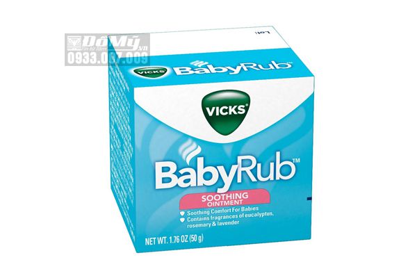 Dầu bôi ấm ngực trẻ Vicks BabyRub 50g