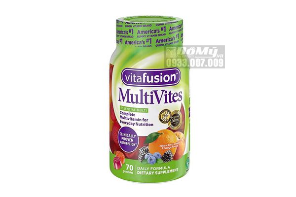 Kẹo Dẻo Vitafusion MultiVites 70 Viên