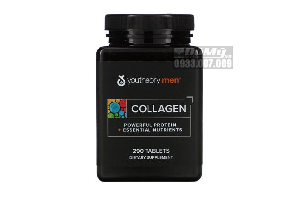 Viên uống bổ sung Collagen Youtheory Men's 290 viên dành cho nam giới - Mỹ