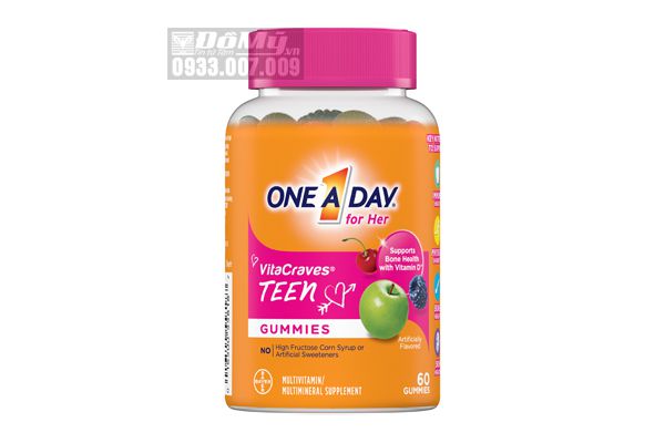 Vitamin Cho Teen Nữ One A Day For Her Vitacraves 60 Viên