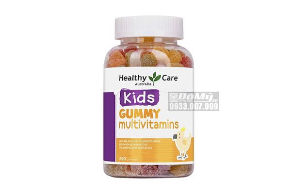 Kẹo Dẻo Vitamin Cho Bé Healthy Care Kids Gummy Multivitamins 250 Viên