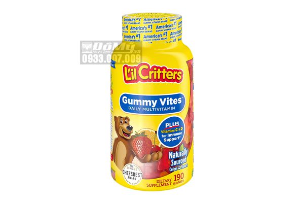 Kẹo bổ sung Vitamin Gummy Vites cho bé 190 viên của Mỹ