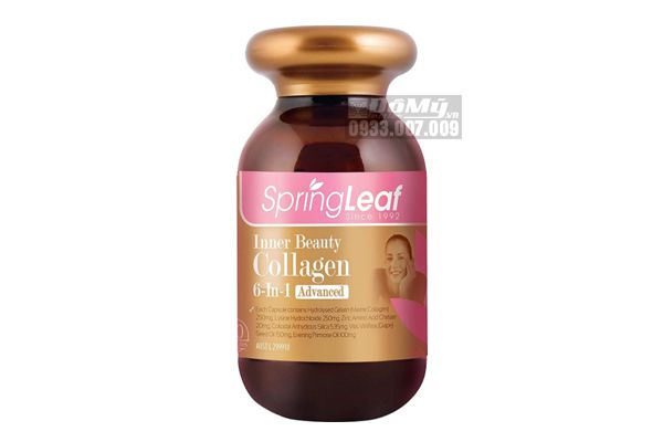 Viên Uống Collagen 6 in 1 Spring Leaf Inner Beauty 180 Viên Của Úc