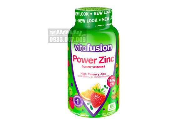 Kẹo Bổ Sung Kẽm+ Vitamin C Vitafusion Power Zinc 90 Viên