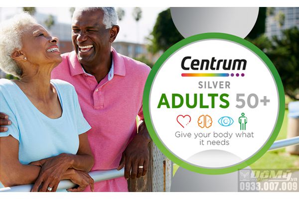 Centrum® Silver® Adults 50+.Hộp 285 viên - Vitamin cho người trên 50 tuổi