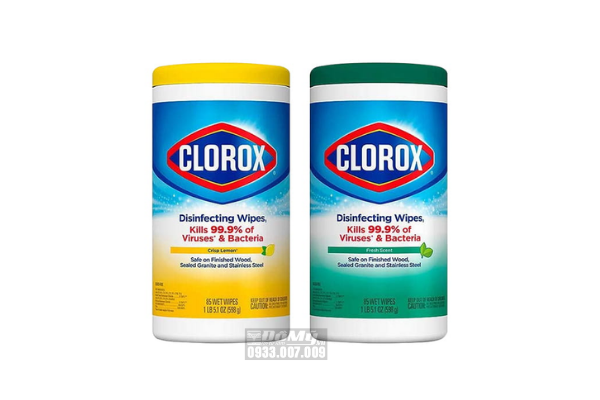 Khăn Giấy Diệt Khuẩn Clorox Disinfecting Wipes (hộp lẻ 85 miếng)