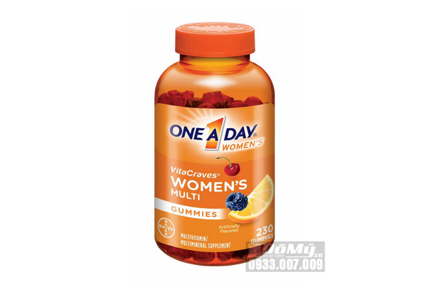 Kẹo Vitamin One A Day Women’s VitaCraves Gummies 230 viên của Mỹ