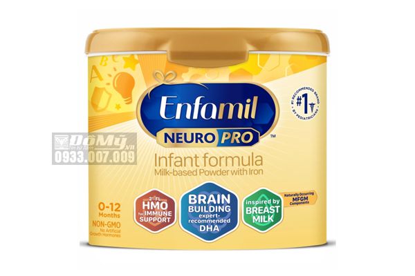 Sữa bột Enfamil Neuro Pro NON-GMO Infant Formula 587g