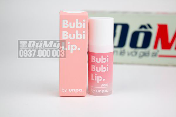 Tẩy tế bào chết môi dạng sủi bọt #001 Bubi Bubi Lip 12ml của Hàn Quốc