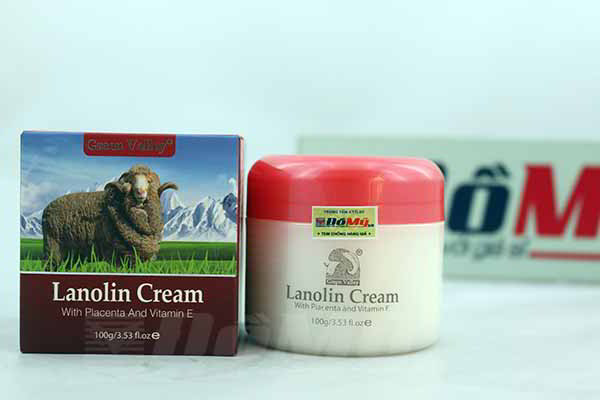 Kem dưỡng da nhau thai cừu Lanolin Cream Placenta Vitamin E của Úc loại 100g