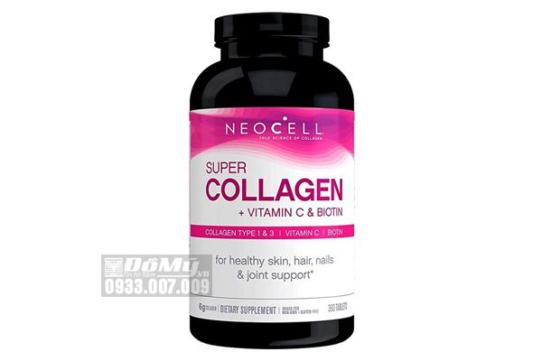 Viên uống bổ sung Collagen Neocell Super Collagen+C 360 viên của Mỹ