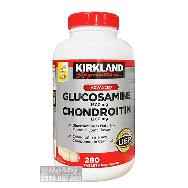 Viên uống bổ khớp Kirkland Glucosamine - 280 viên