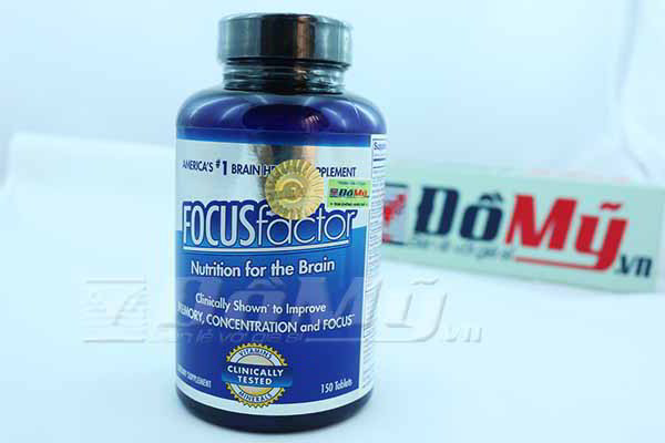Focus Factor – Vitamin thiết yếu cho Não bộ, tăng cường trí nhớ.