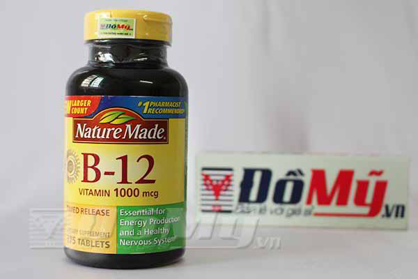 Bổ sung Vitamin B12 Nature Made® 1000 mcg của Mỹ