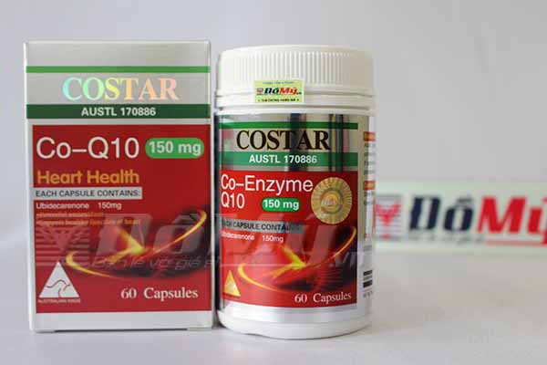 Thuốc bổ tim mạch CoQ10 Costar 150mg 60 viên nhập từ Úc