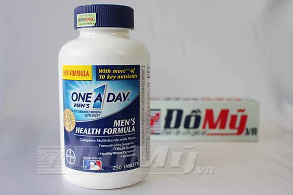 Bổ sung vitamin ONE A DAY Men Health Formula Vitamins 250 viên của Mỹ