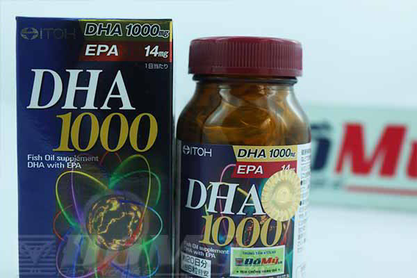 DHA 1000 (EPA14mg) viên uống bổ não, tăng cường trí nhớ, sáng mắt, bảo vệ tim mạch đến từ Nhật bản