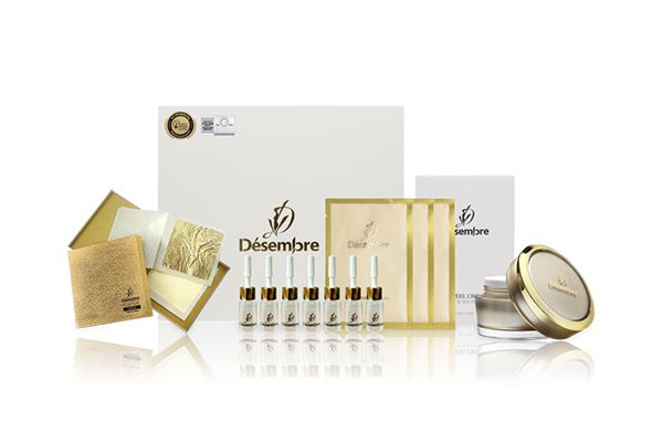 Set mặt nạ vàng lá 24K 9999 Luxury Gold Therapy - Hàn Quốc