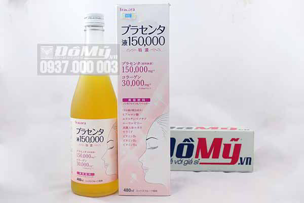 Nước uống nhau thai cừu Fracora Placenta của Nhật Bản 150000mg loại 480ml