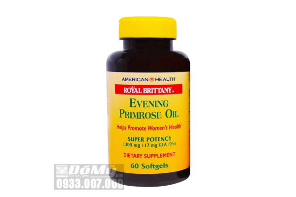 Viên Uống Tinh Dầu Hoa Anh Thảo Royal Brittany Evening Primrose Oil Super Potency 1300 mg 120 viên