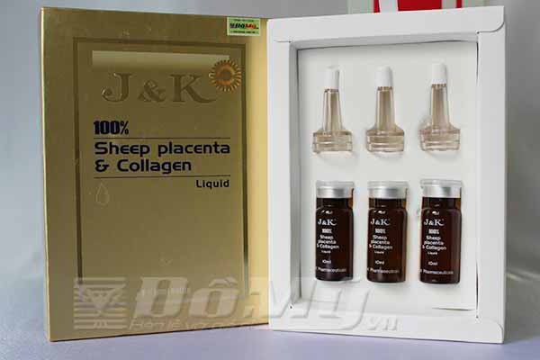 Tinh chất nhau thai cừu của Úc J & K Sheep Placenta Collagen